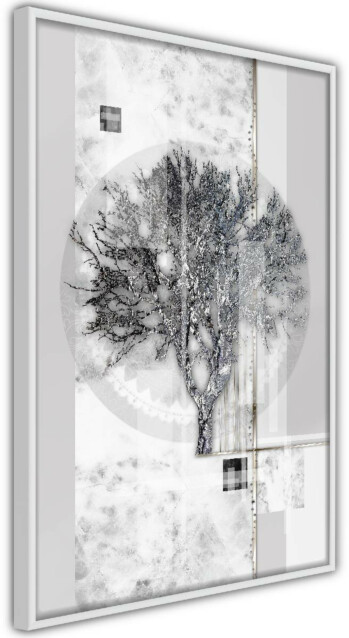 Juliste Artgeist Silver Tree, kehyskartongilla, kehyksillä, eri kokoja