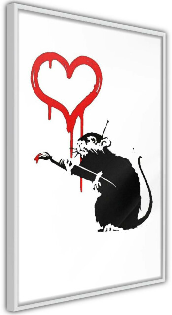 Juliste Artgeist Love Rat, kehyskartongilla, kehyksillä, eri kokoja