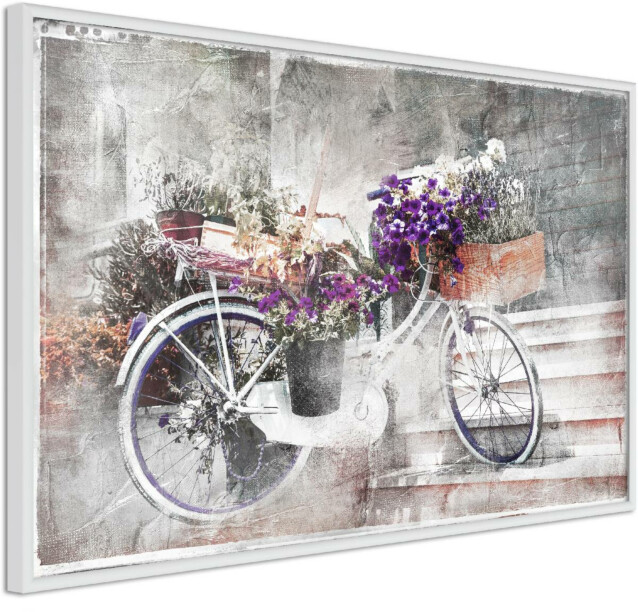 Juliste Artgeist Floral Bike kehyksillä eri kokoja