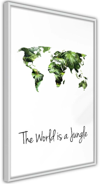 Juliste Artgeist The World Is a Jungle kehyksillä eri kokoja