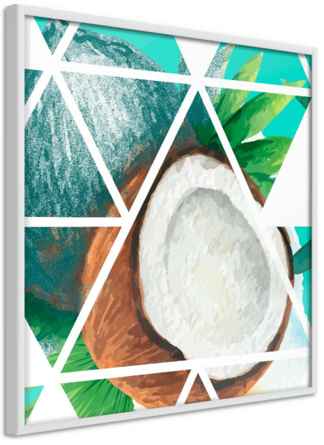 Juliste Artgeist Coconut neliö kehyksillä eri kokoja