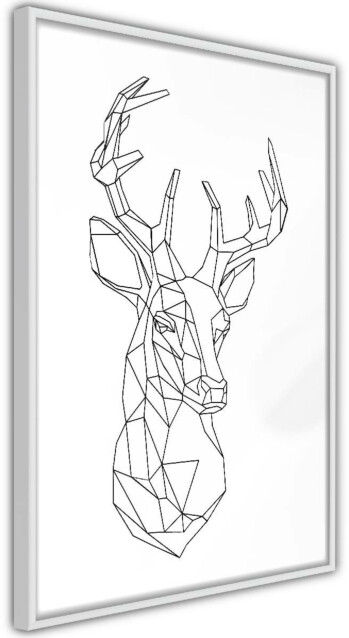 Juliste Artgeist Geometric Deer kehyksillä eri kokoja