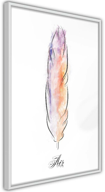Juliste Artgeist Colourful Feather kehyksillä eri kokoja