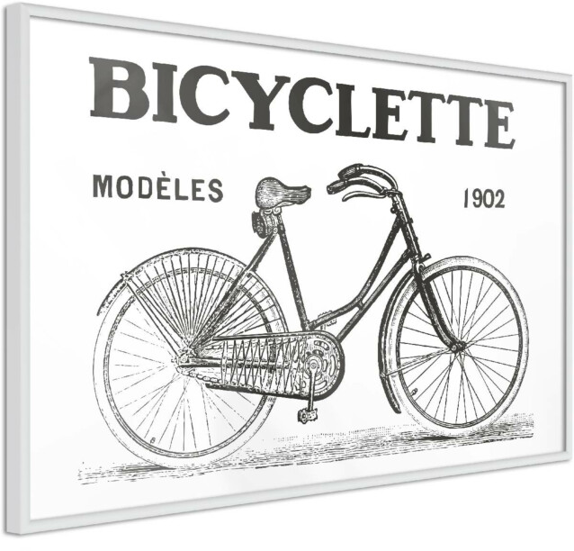 Juliste Artgeist Old Bike, kehyskartongilla, kehyksillä, eri kokoja