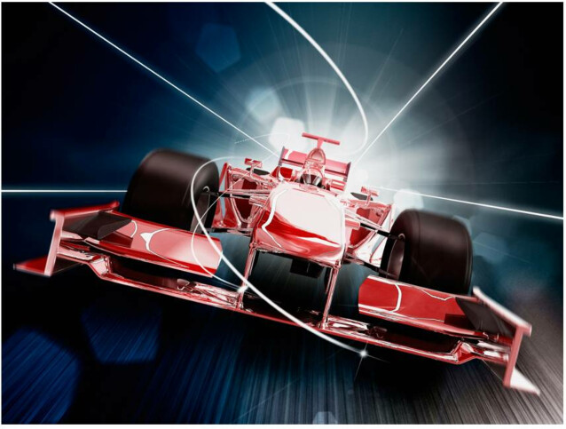 Kuvatapetti Artgeist Nopeus ja dynamiikka - Formula 1 eri kokoja
