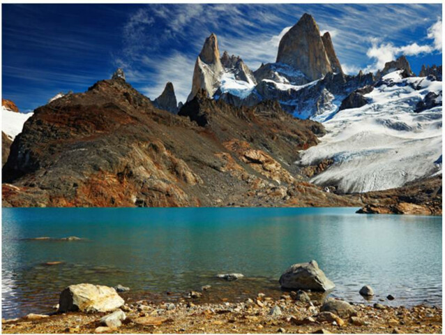 Kuvatapetti Artgeist Mount Fitz Roy Patagonia Argentina eri kokoja
