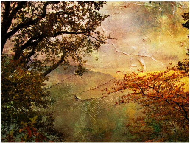 Kuvatapetti Artgeist Painted autumn eri kokoja