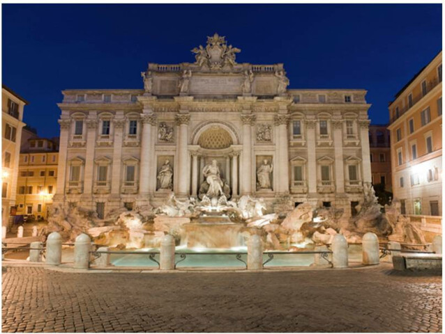 Kuvatapetti Artgeist Trevi Fountain - Rome eri kokoja