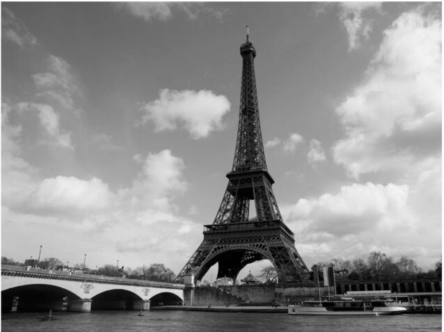 Kuvatapetti Artgeist Seine and Eiffel Tower eri kokoja