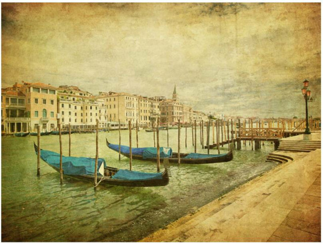 Kuvatapetti Artgeist Grand Canal Venice - vintage eri kokoja