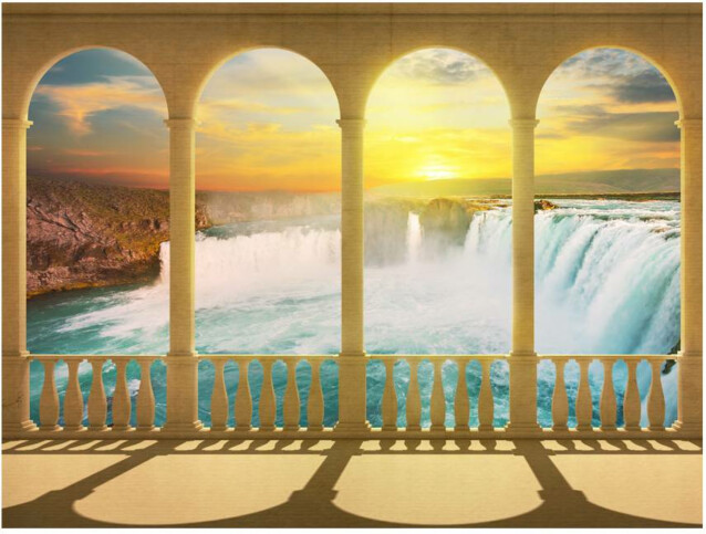 Kuvatapetti Artgeist Dream about Niagara Falls eri kokoja
