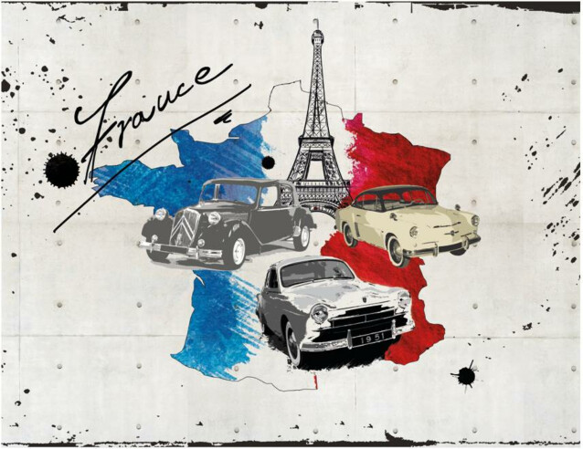 Kuvatapetti Artgeist Admirer of cars - France eri kokoja