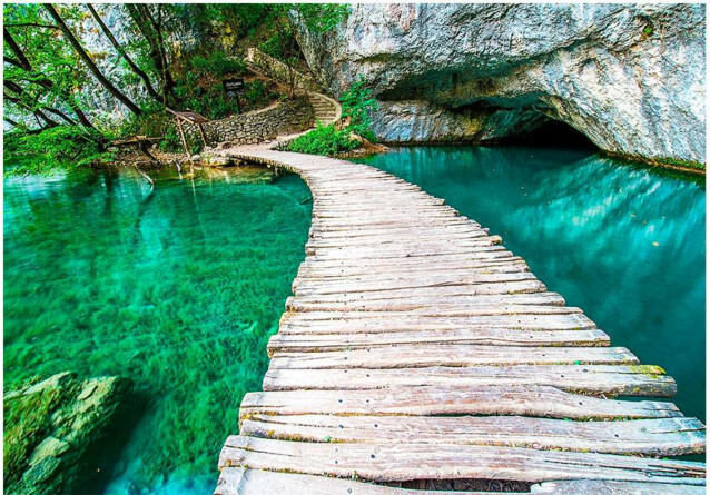 Kuvatapetti Artgeist Plitvice Lakes National Park Croatia eri kokoja