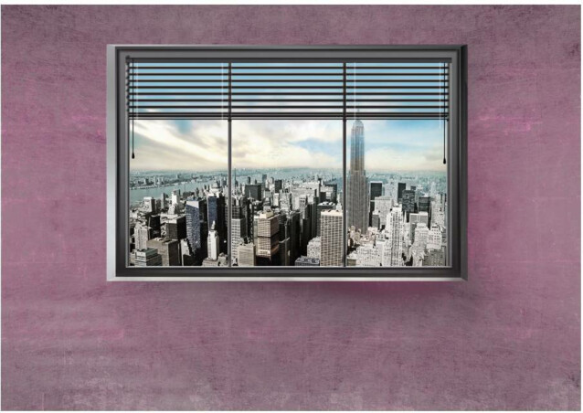 Kuvatapetti Artgeist New York window II eri kokoja