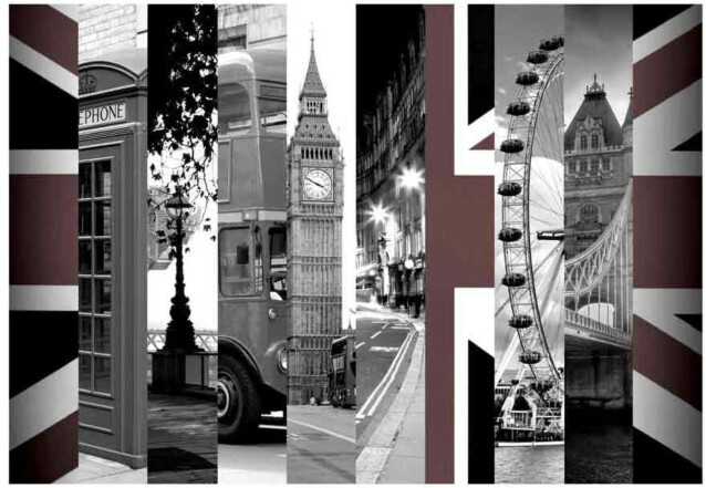 Kuvatapetti Artgeist London symbols eri kokoja