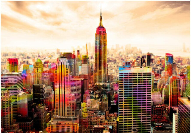Kuvatapetti Artgeist Colors of New York City III eri kokoja