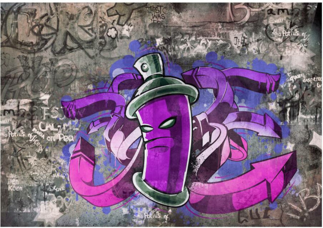 Kuvatapetti Artgeist Graffiti spray can eri kokoja