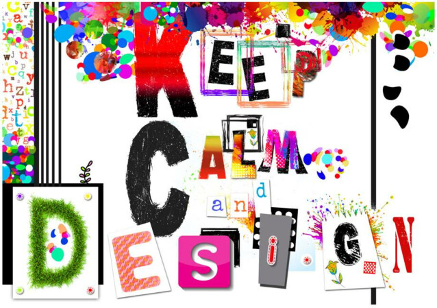 Kuvatapetti Artgeist Keep Calm and Design eri kokoja
