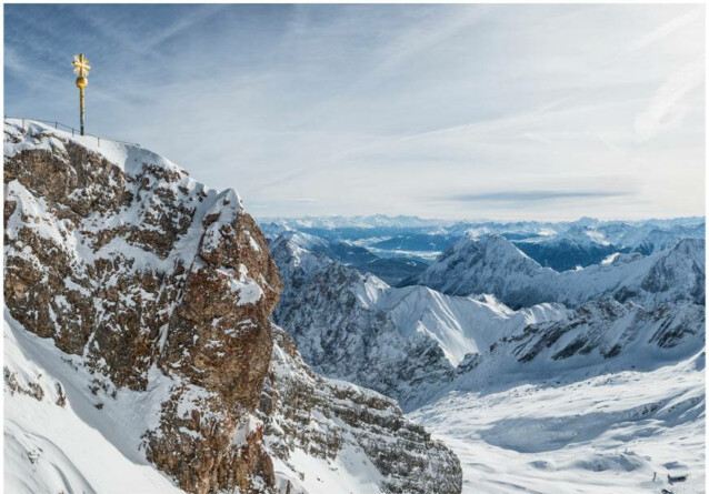 Kuvatapetti Artgeist Alps - Zugspitze eri kokoja