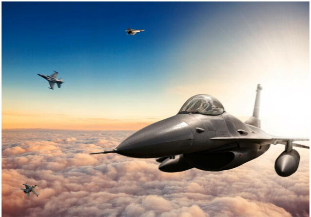 Kuvatapetti Artgeist F16 Fighter Jets eri kokoja