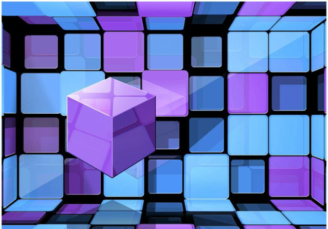 Kuvatapetti Artgeist Rubik's cube: variation eri kokoja