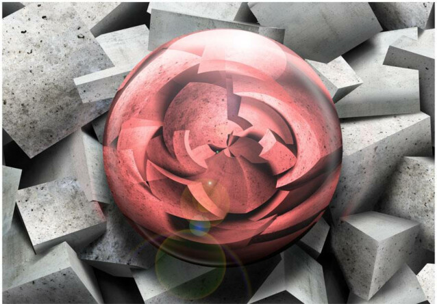 Kuvatapetti Artgeist Stone rose eri kokoja
