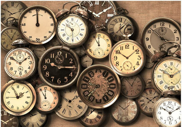 Kuvatapetti Artgeist Old Clocks eri kokoja
