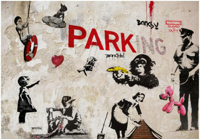 Kuvatapetti Artgeist Banksy and Graffiti Collage eri kokoja