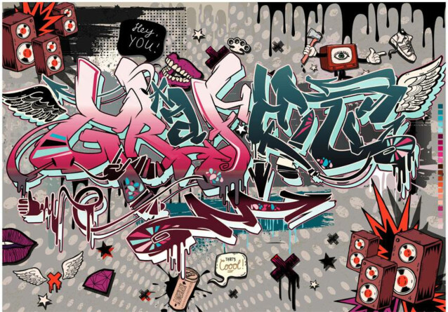 Kuvatapetti Artgeist Graffiti: hey You! eri kokoja