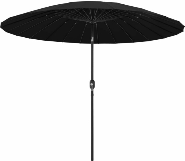 Aurinkovarjo alumiinitanko 270 cm musta_1