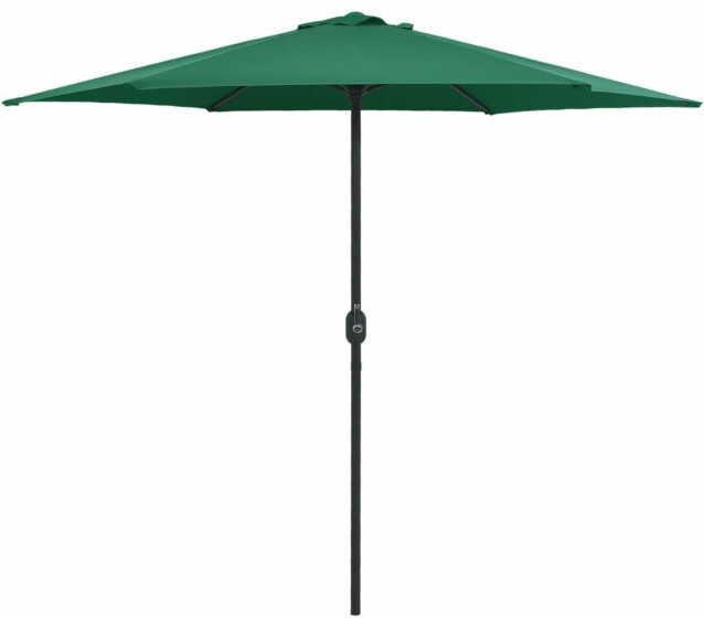 Aurinkovarjo alumiinitanko 270x246 cm vihreä_1