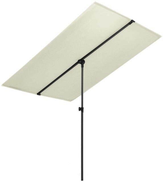 Aurinkovarjo alumiinitanko 2x1,5 m hiekanvalkoinen_1
