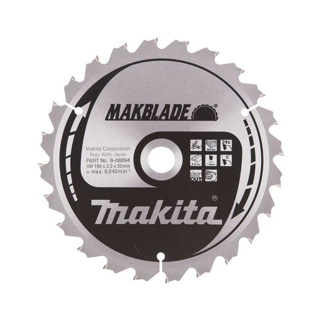 Makita panza circular 190 x 20 mm | numar dinti: 48 buc | latime de