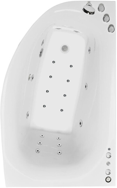 Poreamme Bathlife Trivsam Premium 1600x1000 mm oikea valkoinen