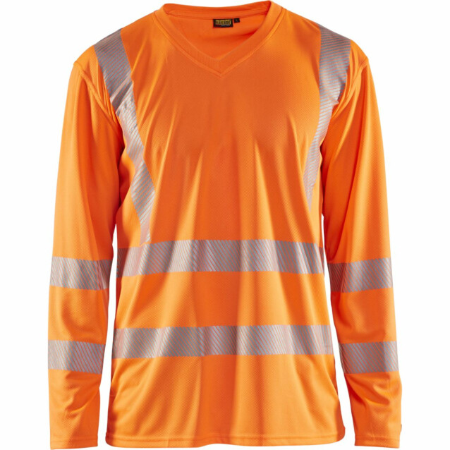Pitkähihainen t-paita Blåkläder 3385 Highvis huomio-oranssi