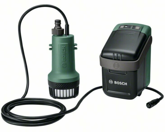 Akkuvesipumppu Bosch GardenPump 18 18V 2.5 Ah akulla
