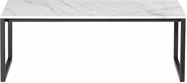 Sohvapöytä Erland 120cm marmori valkoinen/musta