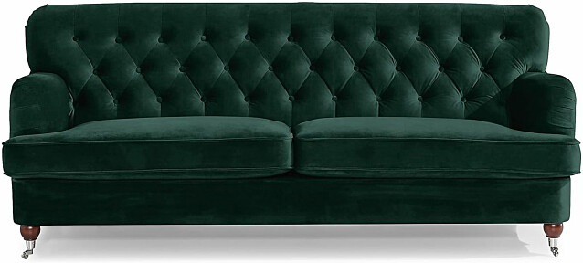 Sohva Howard 3 ist sametti vihreä