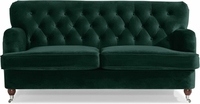 Sohva Howard 2 ist sametti vihreä