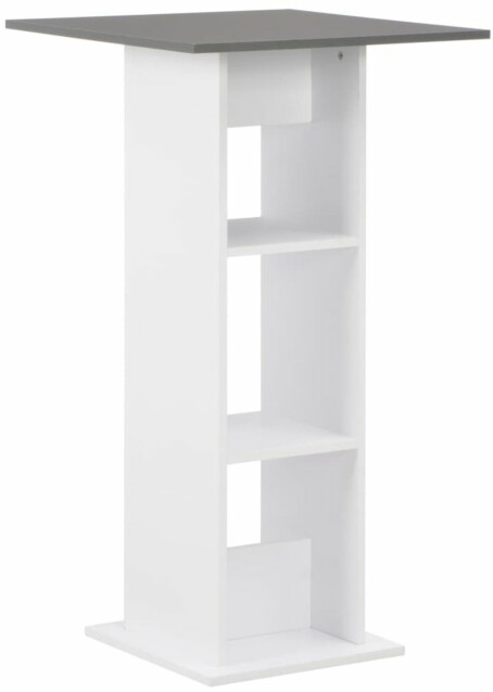 Baaripöytä valkoinen 60x60x110 cm_1