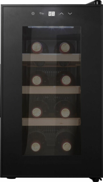 Viinikaappi Cavin Northern Collection 8 Black NC-8B, musta