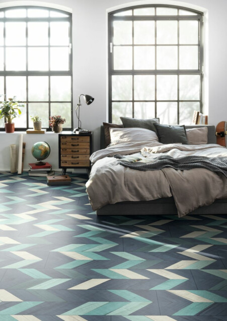 Korkkilattia Egger Flooring Pro Comfort Tammi Vidora sininen