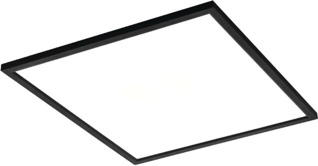 LED-kattovalaisin Eglo Salobrena-C 59,5x59,5cm musta