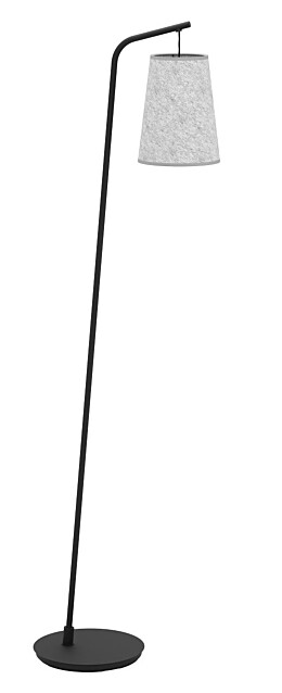 Lattiavalaisin Eglo Alsager, 170cm, E27, 40W, IP20, vaaleanharmaa