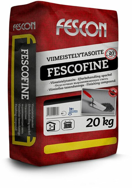 Viimeistelytasoite Fescon Fescofine 20kg