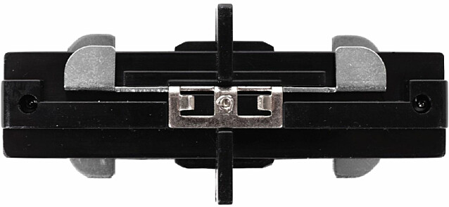 Liitin Lucide Track I-connector suora, musta, 1-vaihe kiskoon