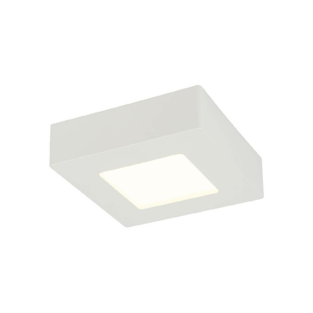 LED-kattospotti Globo Svenja 12,2x12,2cm 6W valkoinen