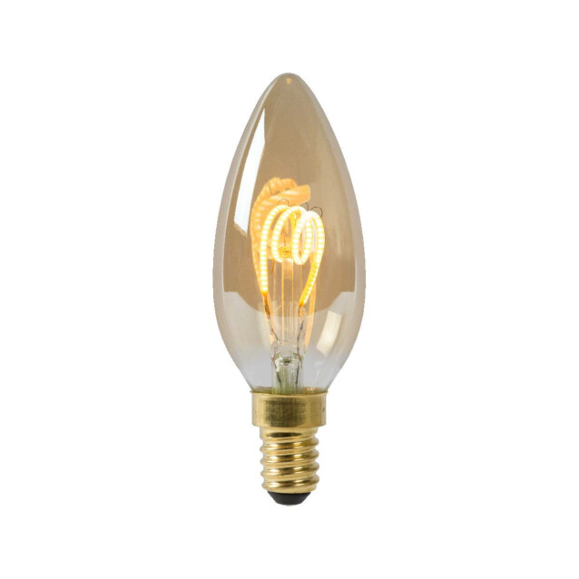 LED-lamppu Lucide filamentti E14 himmennettävä amber