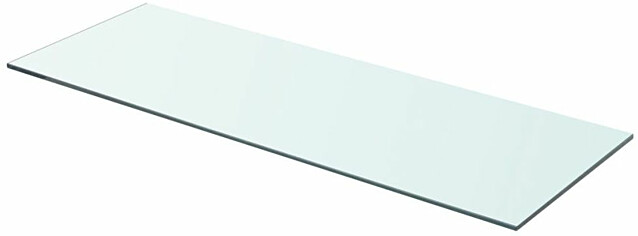 Hyllypaneeli, kirkas lasi, 70x25 cm