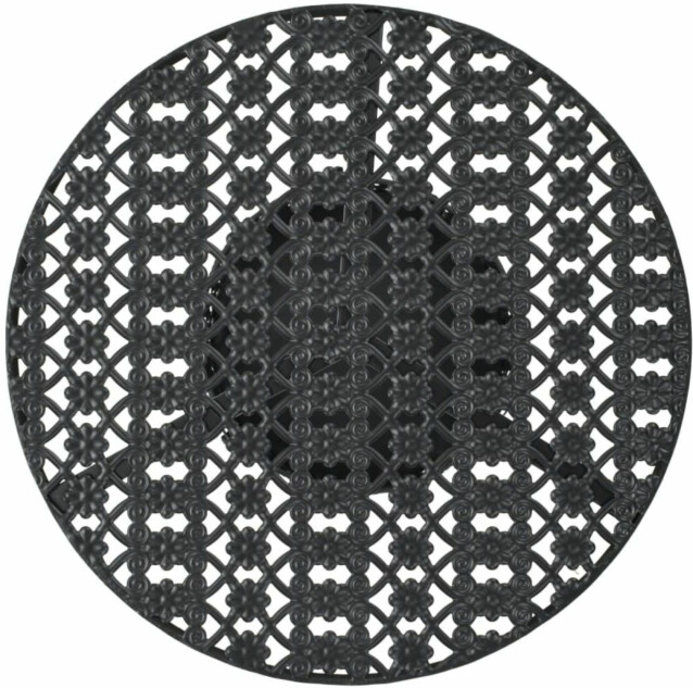 Bistropöytä musta, 40x70 cm, metalli